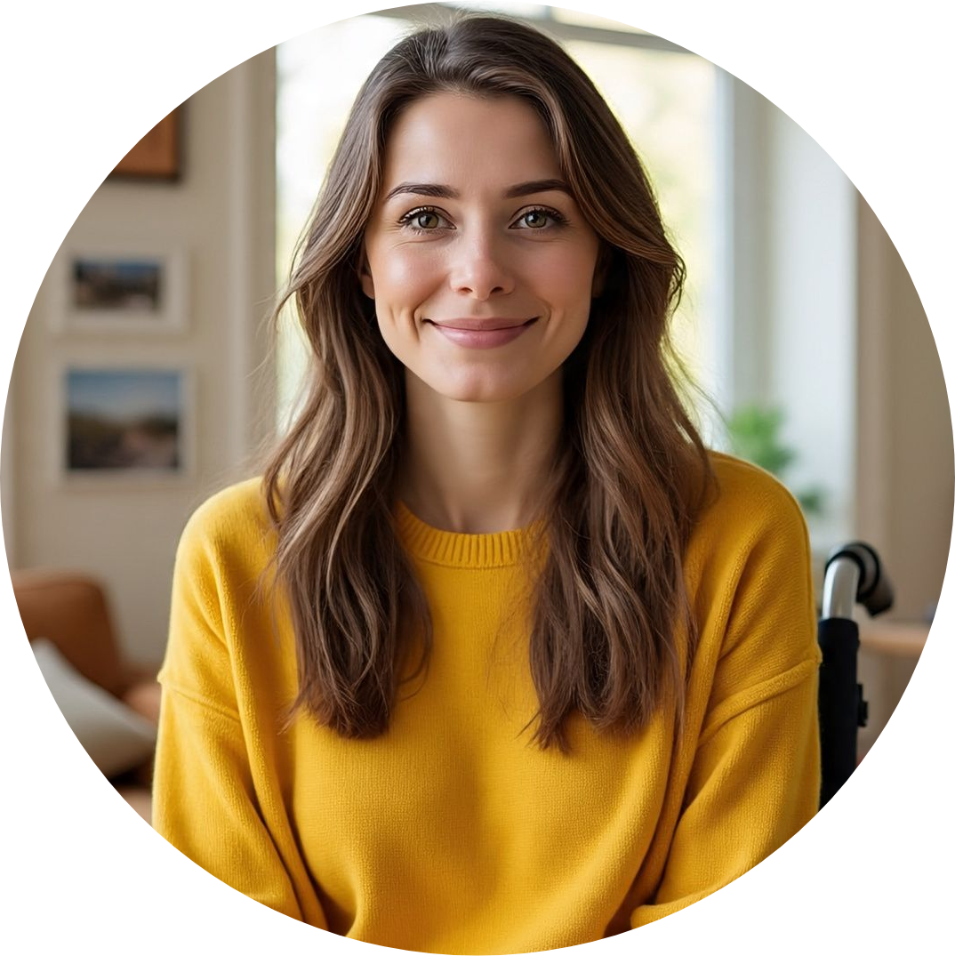 Alex at the community garden